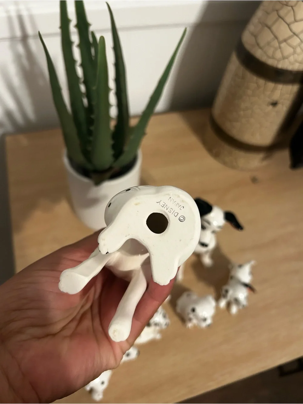 Vintage Japan fisney Dalmatian Figurine Set